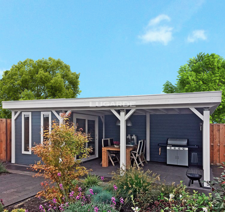 Lugarde tuinhuis met overkapping PS2