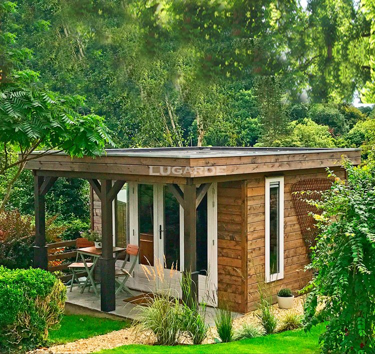 Lugarde tuinhuis met overkapping PR17