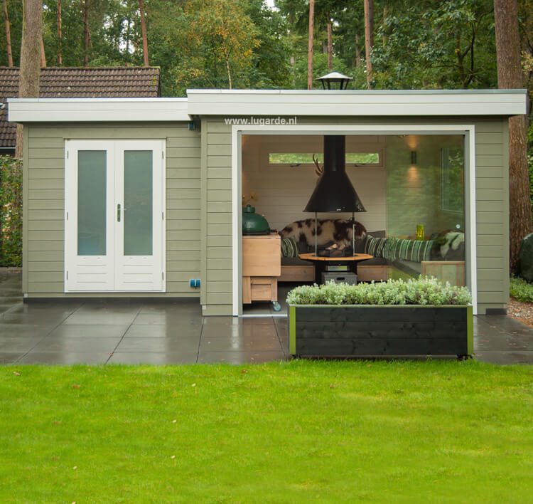 Lugarde tuinhuis met overkapping PR32